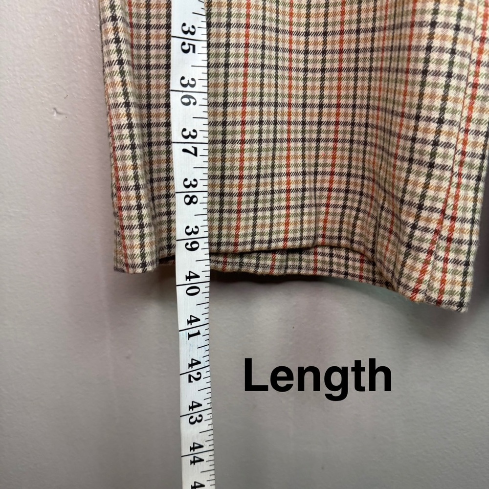 Sundance Women’s Brewster Wide Leg Plaid Pants Sz 8 - Picture 5 of 8